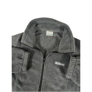 Columbia Benton Springs Full Zip Fleece Jacket Charcoal Gray‎ Women's Large